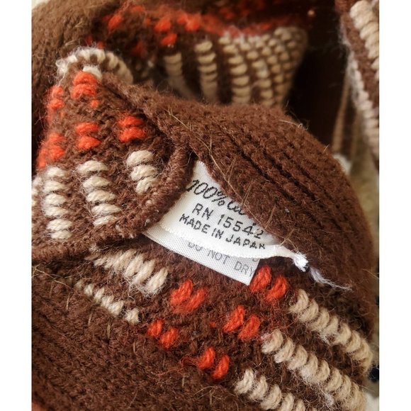 60s/70s Striped Knit Sweater Vest w/ Tassels - Picture 8 of 8